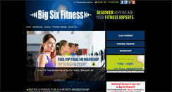 Desktop Screenshot of bigsixfitness.com